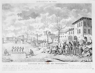 Revolt of the silk workers of Lyon, 22 November 1831, 1832 by Bardoz